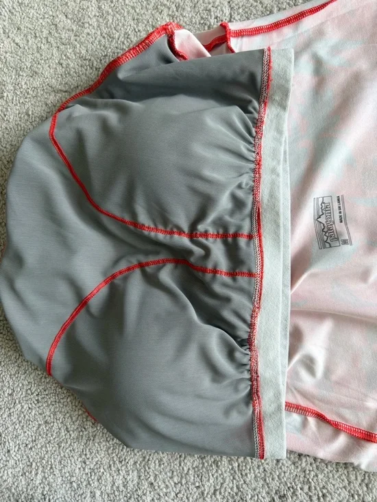 Patagonia Magnolia Spring Dress Womens Medium Red Floral Athleisure Built In Bra - Picture 7 of 12